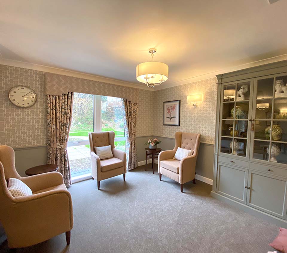 Living Room at The Fleet Care Home