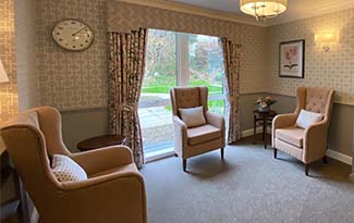 Living Room at The Fleet Care Home