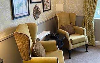 Seating Area at the fleet care home