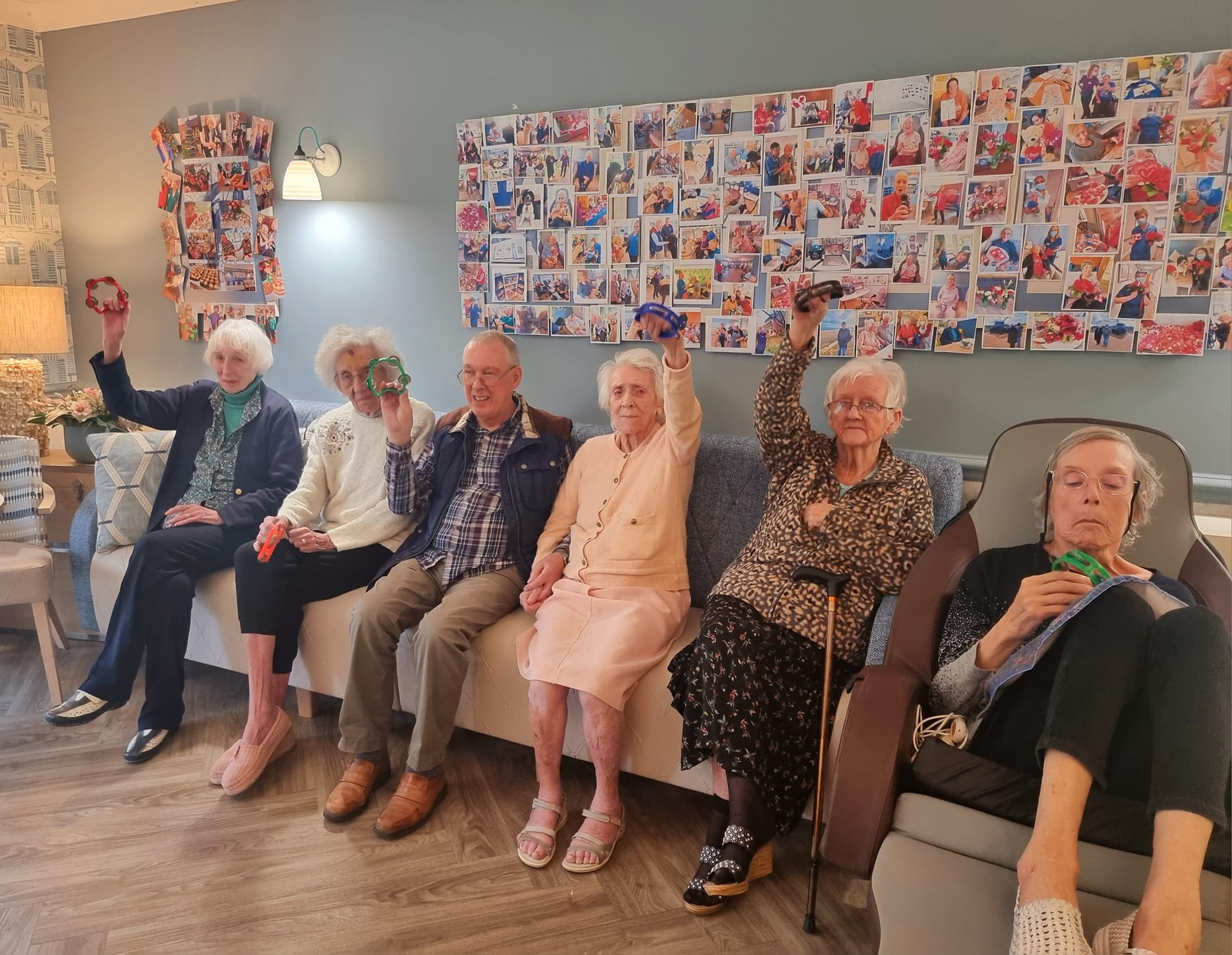 Care home residents get musical