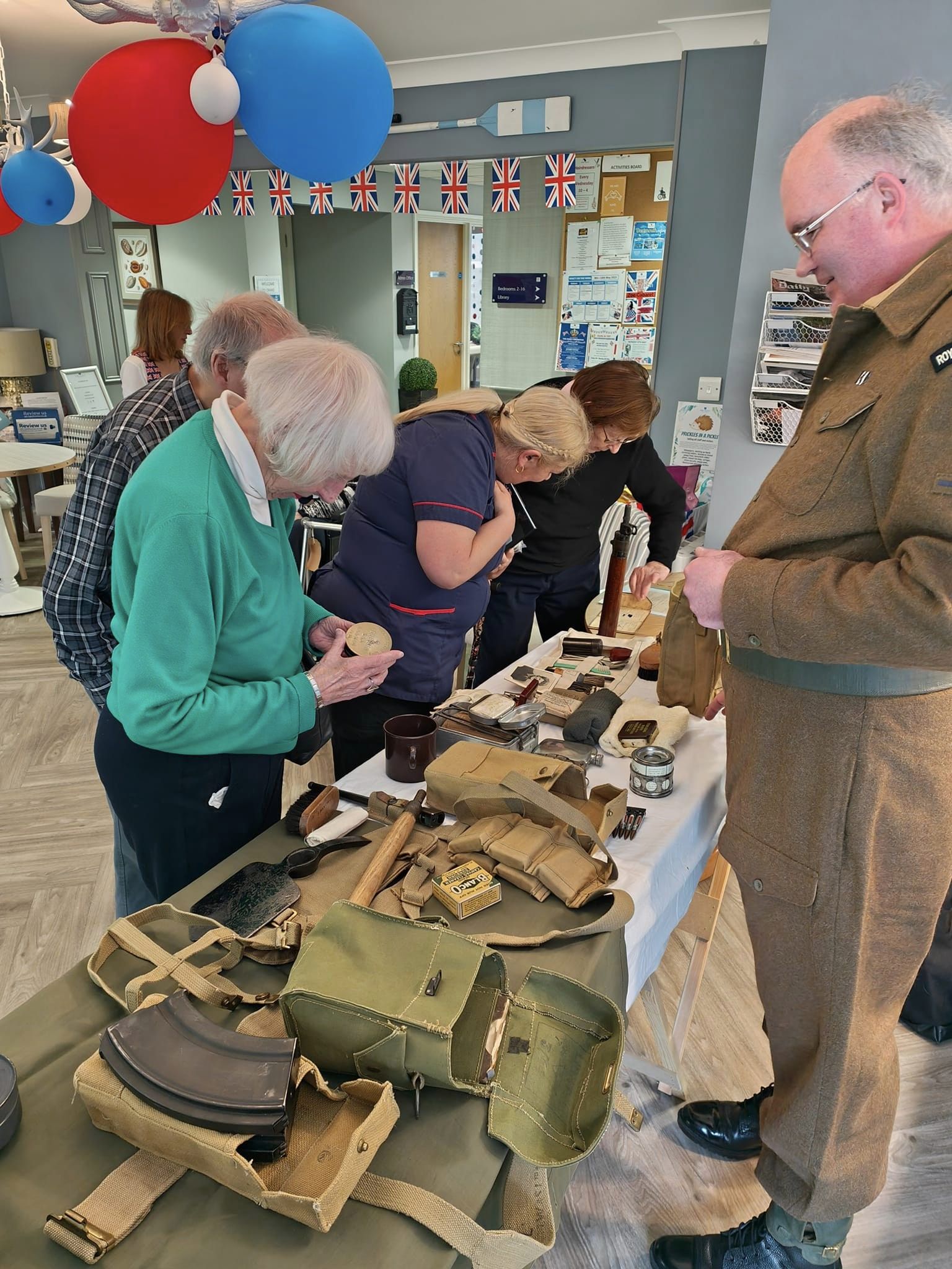 Care Home Residents celebrate VE Day